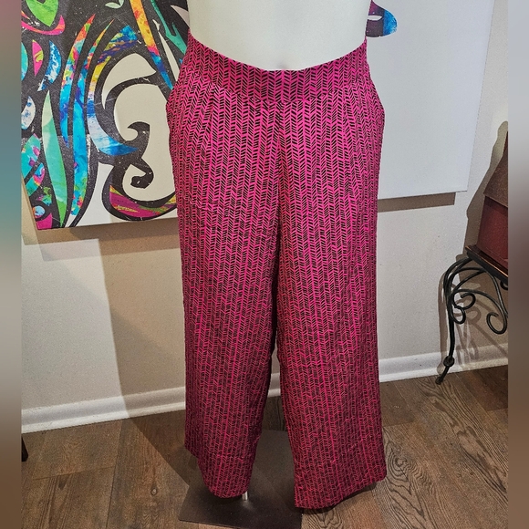 Torrid Challis Crop Top and Wide Leg Pants Set Size 2x - Picture 11 of 11